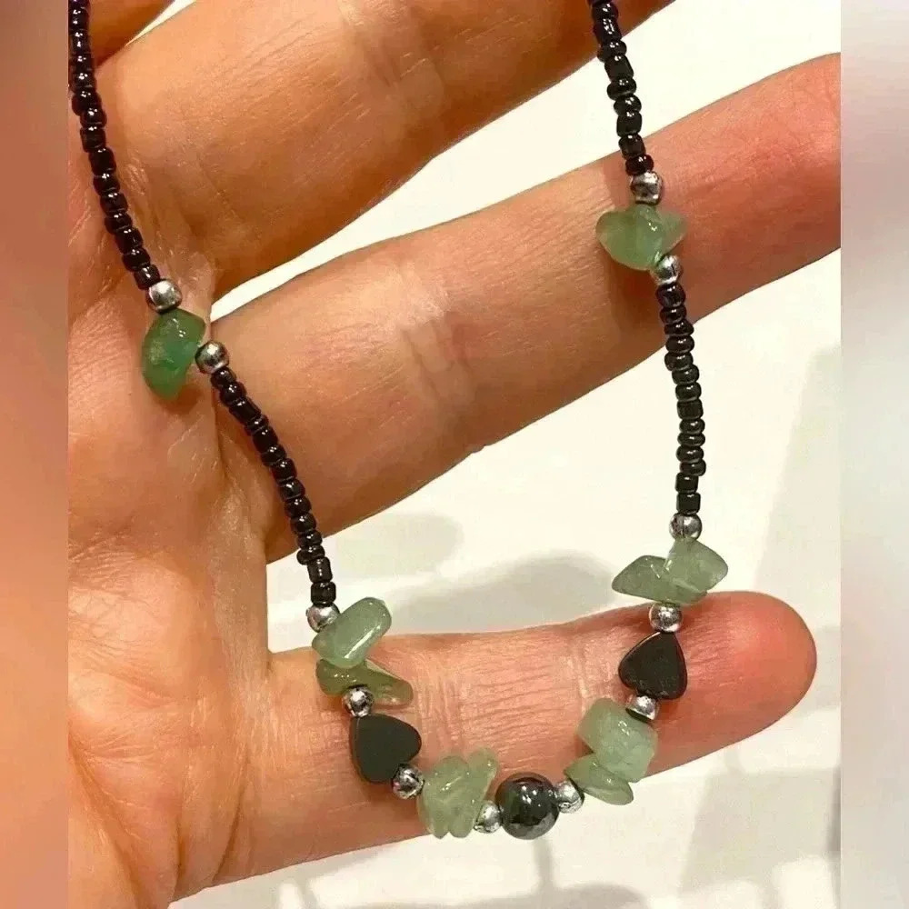 💥Natural stones & beads Anklet Handmade  💥 - Picture 2 of 3